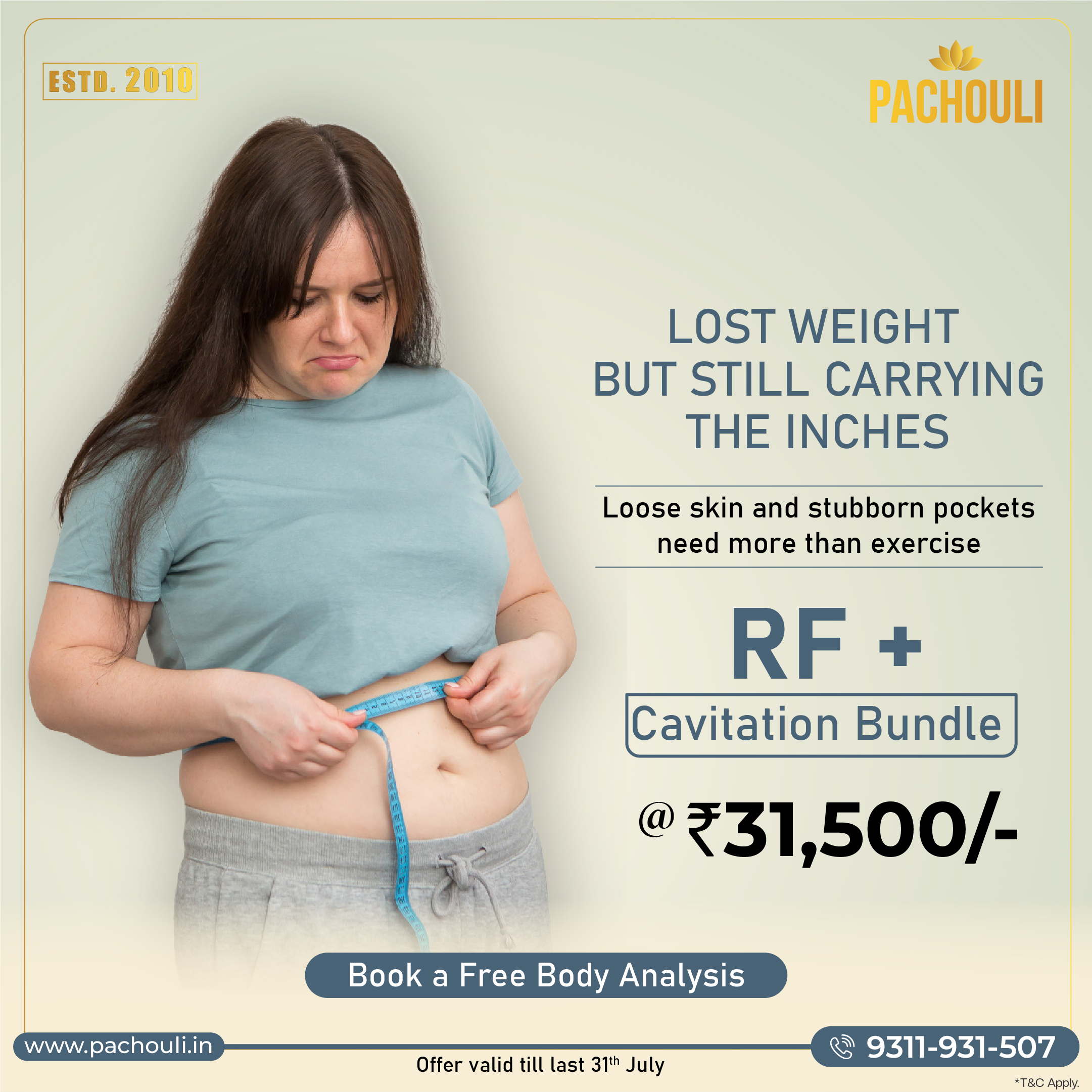 RF+Cavitation bundle 31500 offers