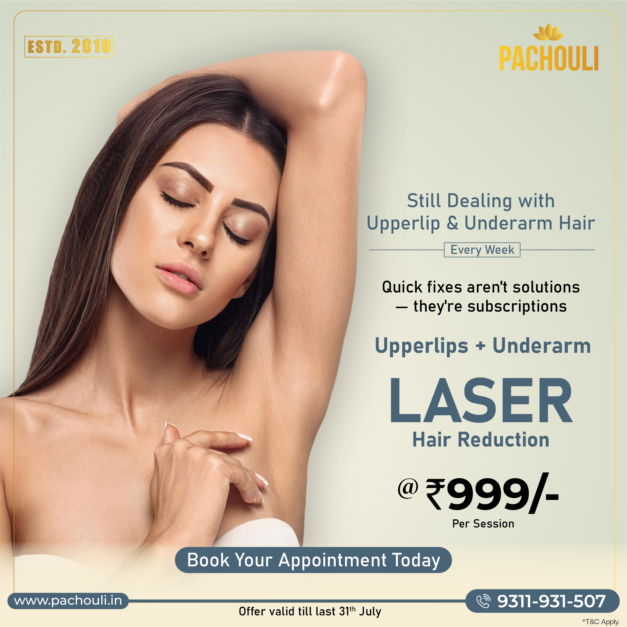 underarms upperlips lhr 999 offers